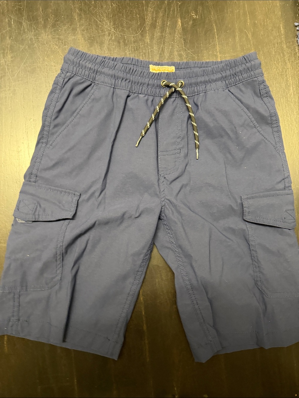 Weatherproof Vintage Navy Elastic Waist Shorts